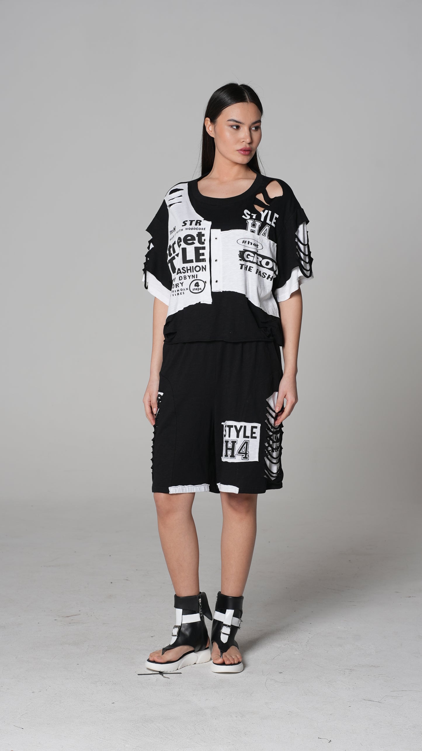 Camiseta Estampada STYLE H4 (Boxy) | H4 London – Modelo 6207