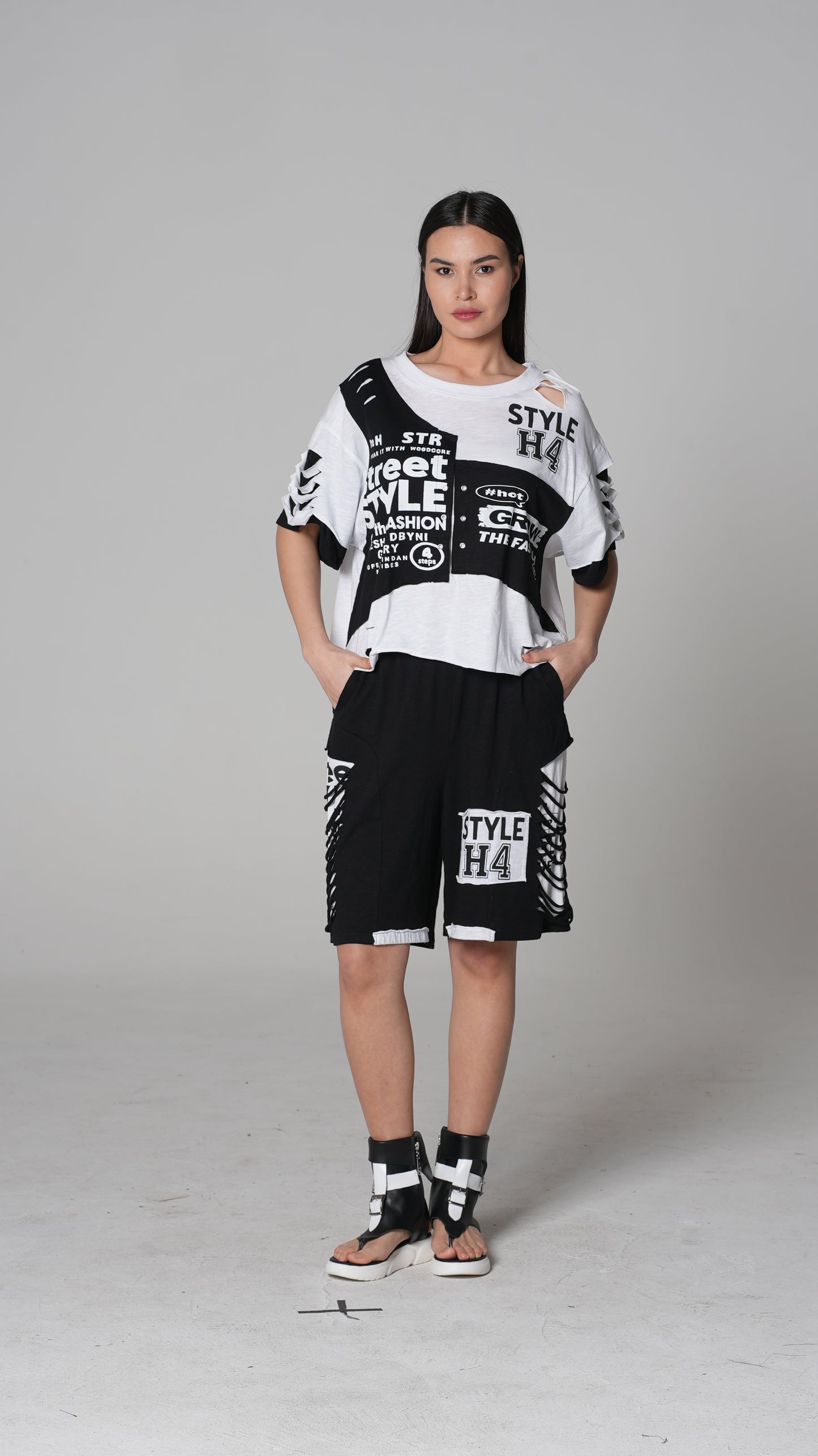 Camiseta Estampada STYLE H4 (Boxy) | H4 London – Modelo 6207