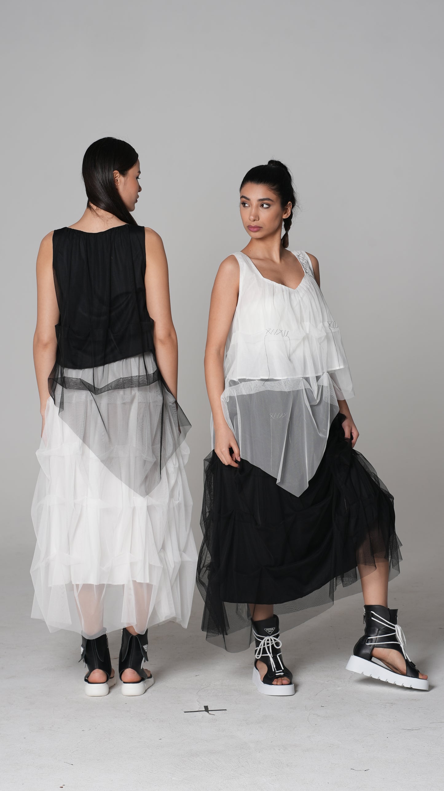 Transparenter Tüllrock | H4 London – Style 6211