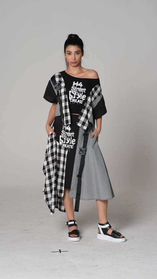 Camiseta Estampada Negra | H4 London – Estilo 6270