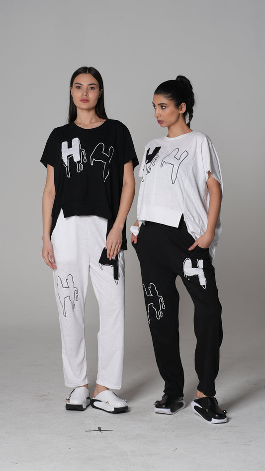 Camiseta Boxy Estampada | H4 London – Estilo 6282