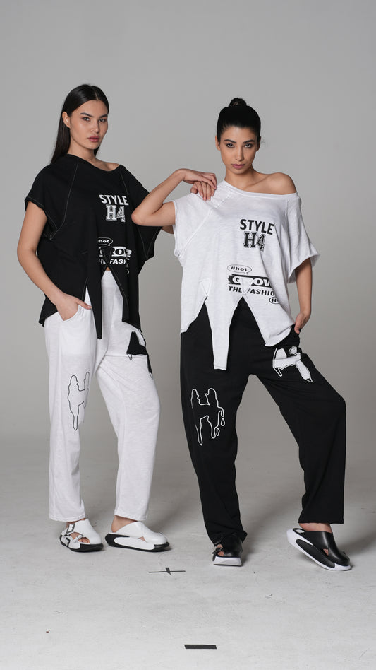 Camiseta Estampada Relajada | H4 London – Estilo 6283