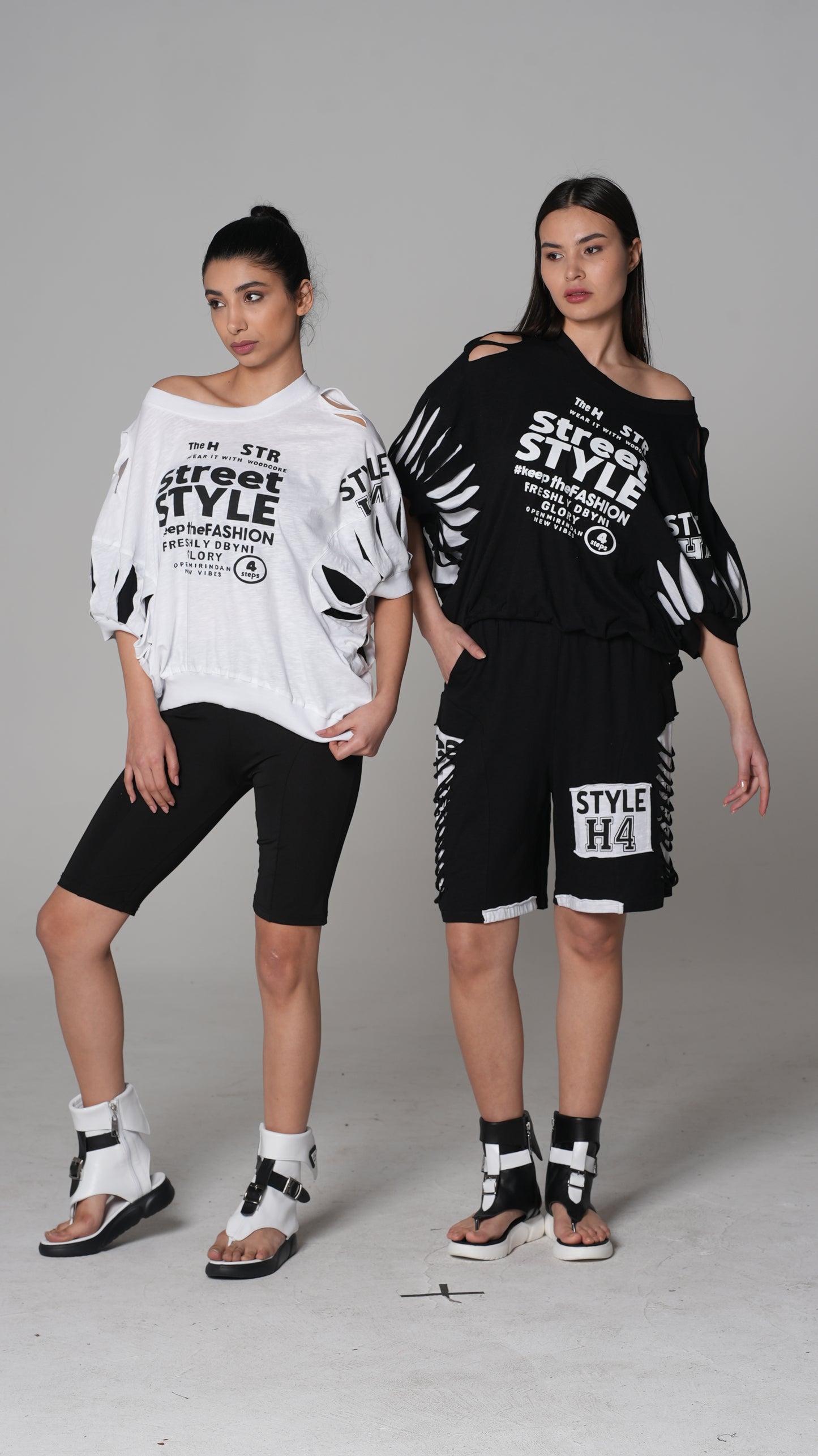 STYLE H4 Slogan-Print T-Shirt — H4 London SS26