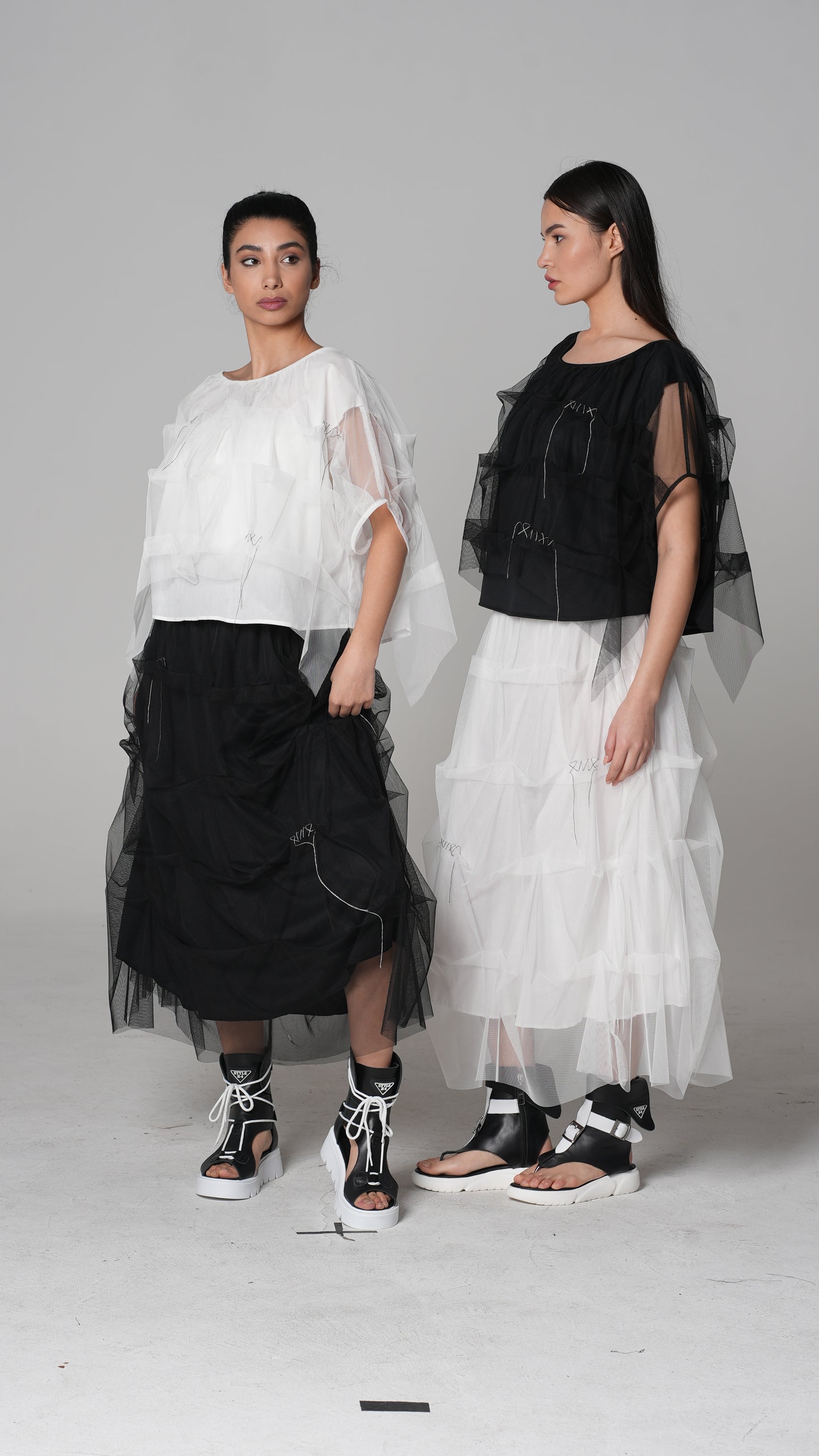 Tulle Blouse — H4 London SS26