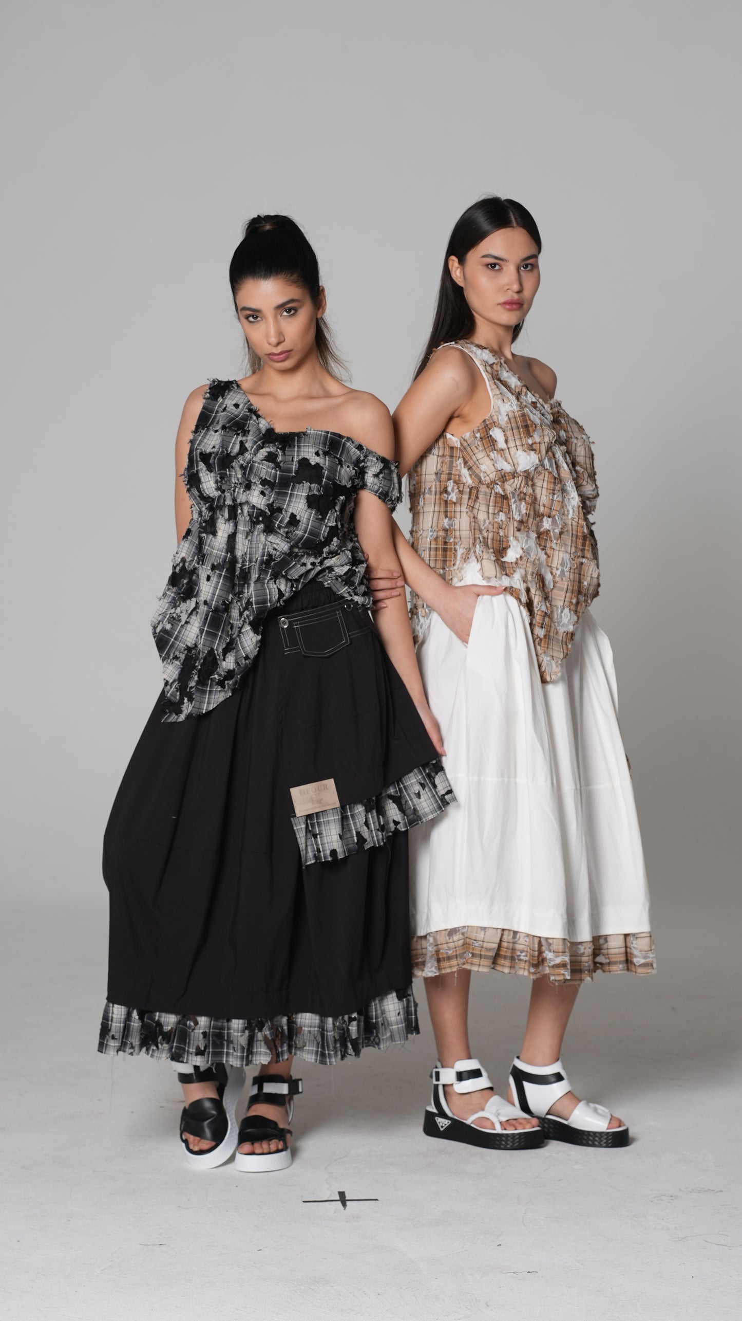 Floral Off-Shoulder Shirt — H4 London SS26