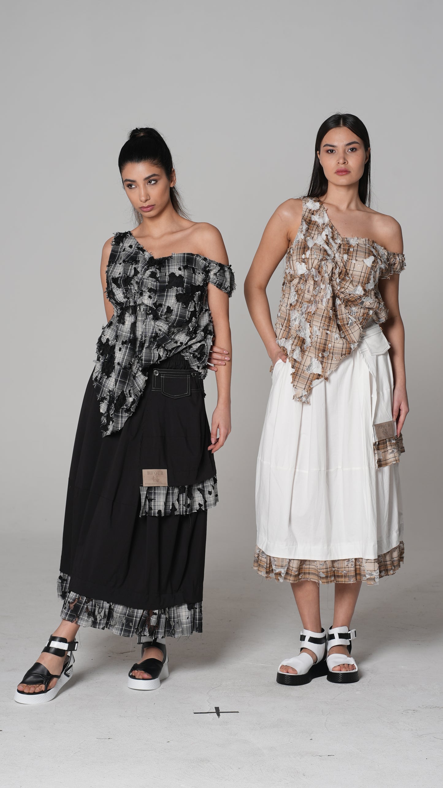 Floral Off-Shoulder Shirt — H4 London SS26