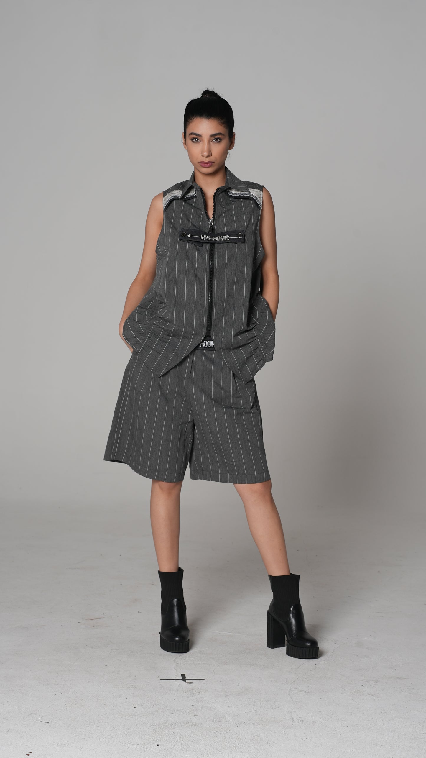 Pinstripe Waistcoat — H4 London SS26