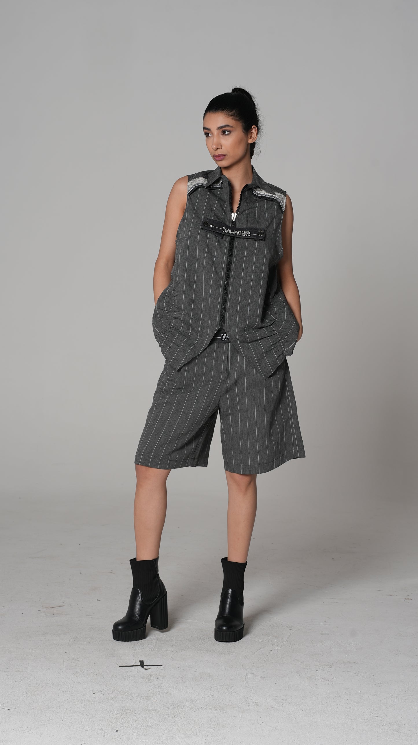 Pinstripe Waistcoat — H4 London SS26