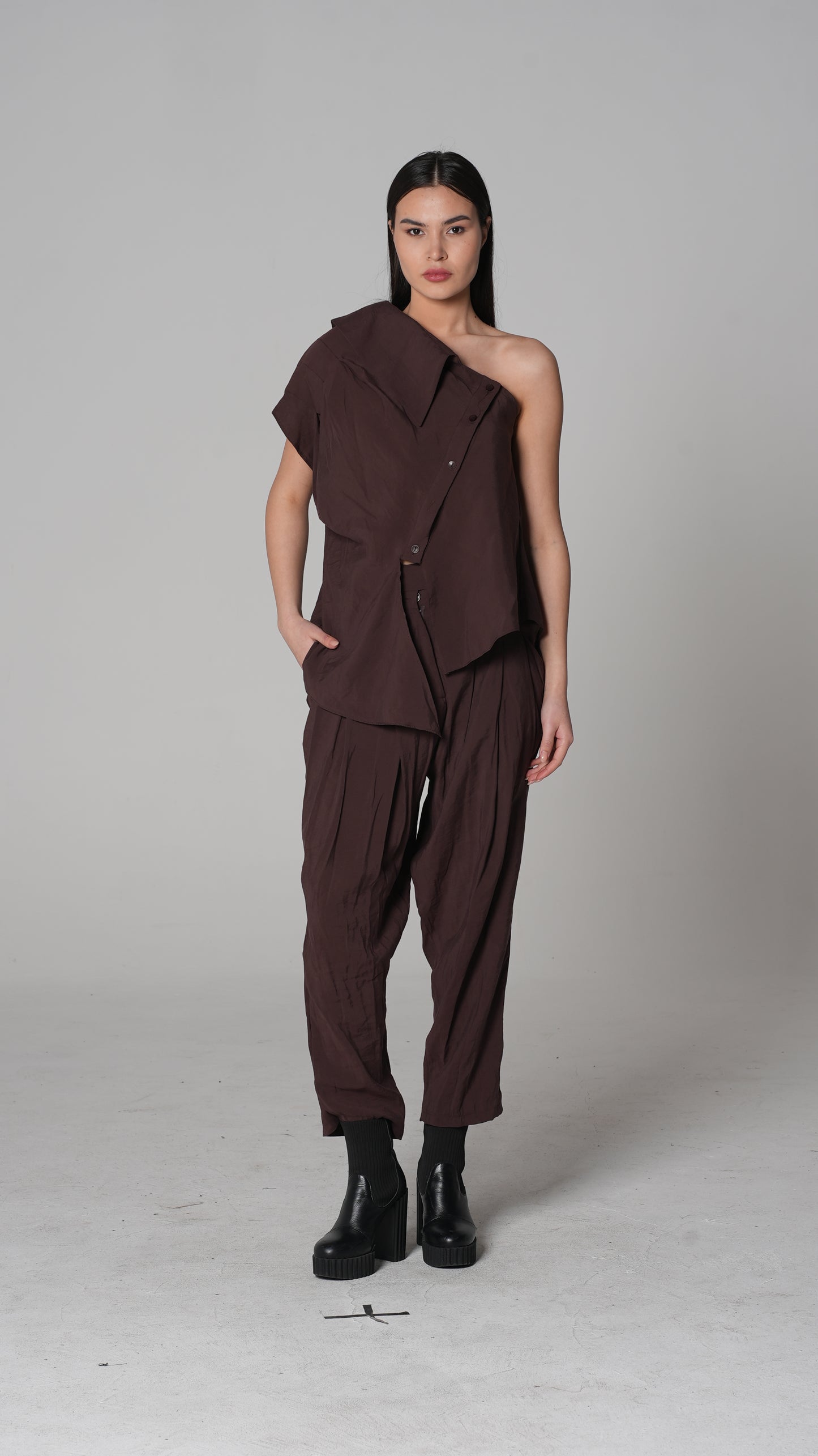 Draped Trousers — H4 London SS26