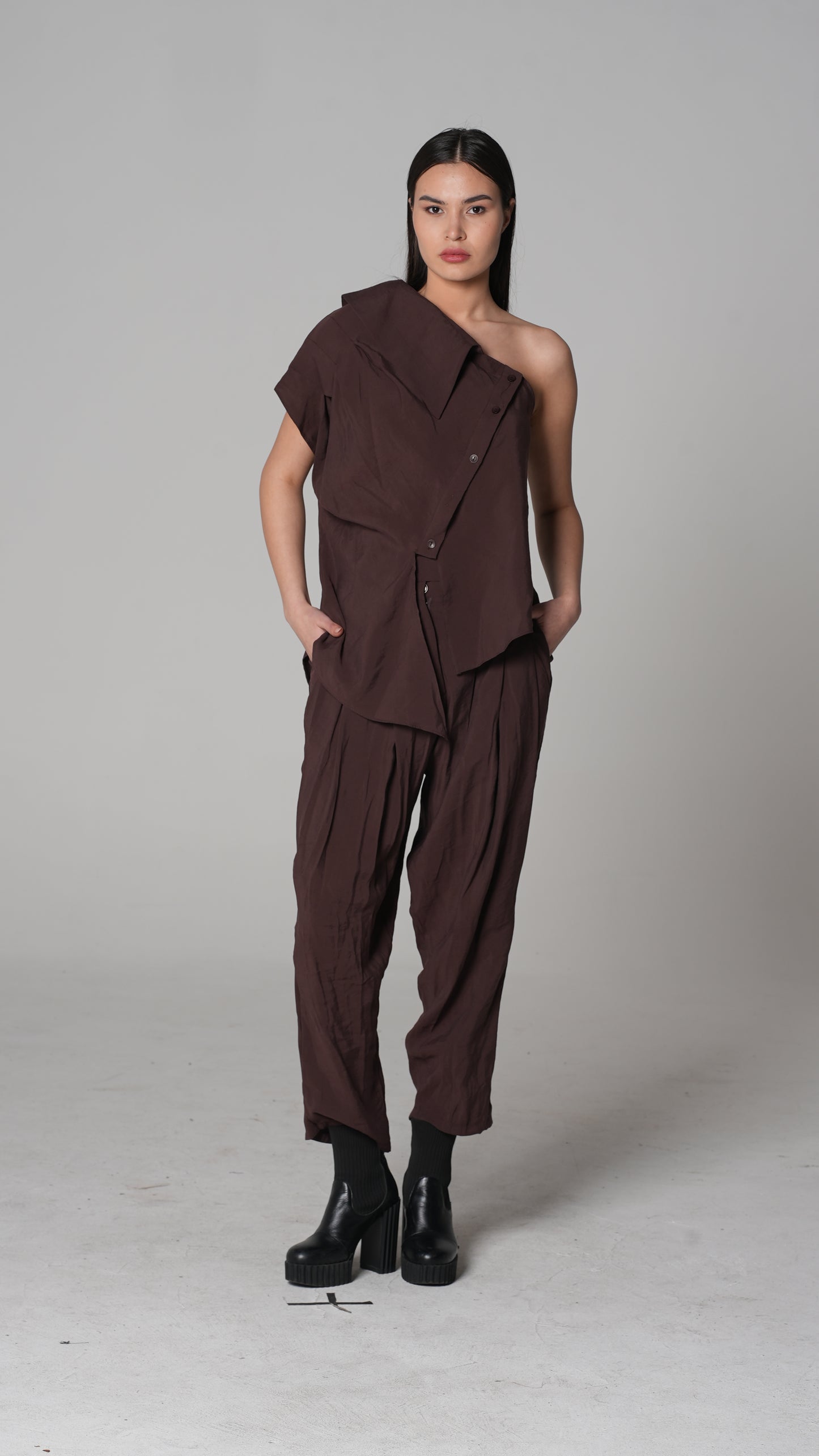 Draped Trousers — H4 London SS26