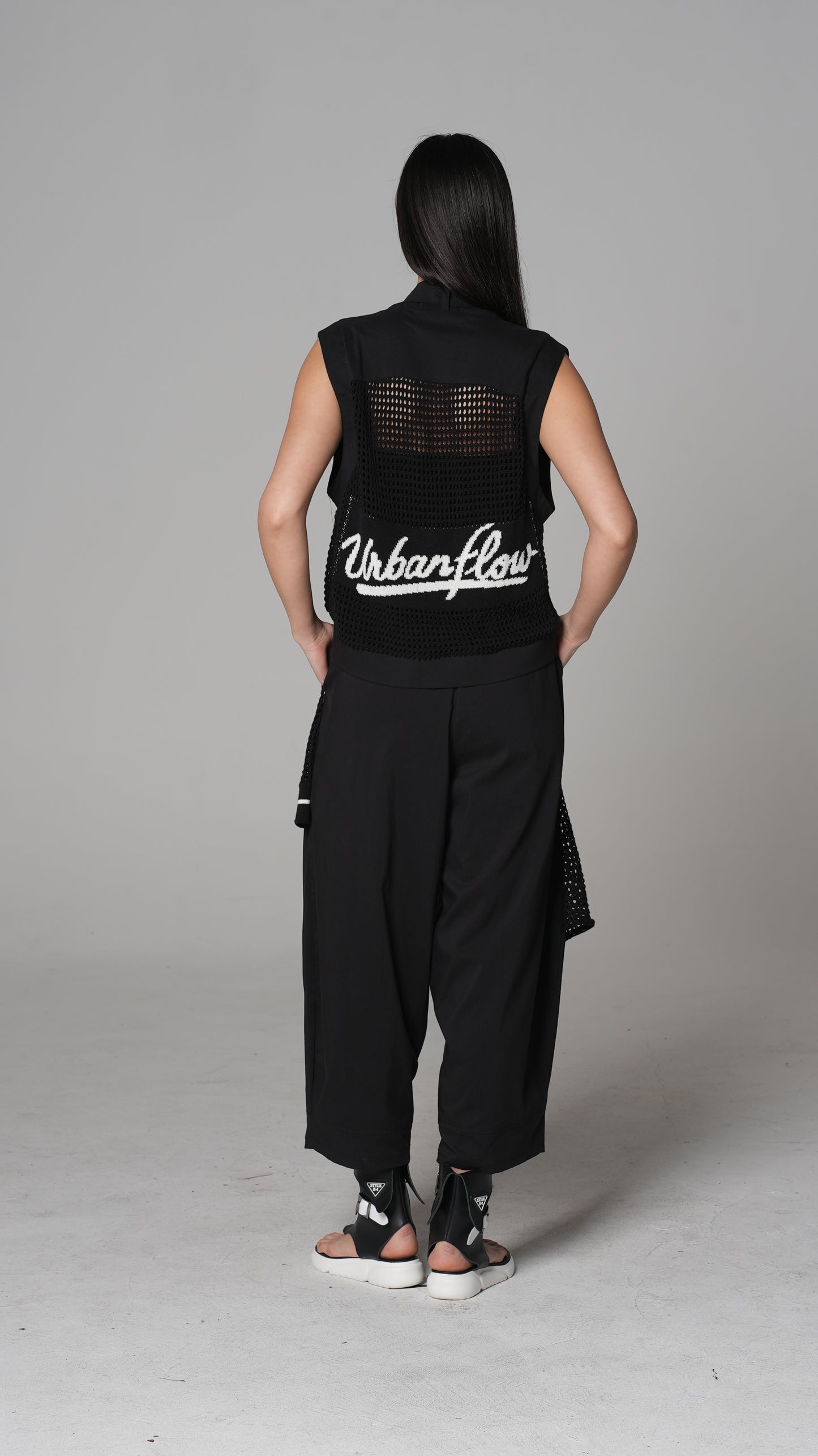 Sheer Varsity Trousers — H4 London SS26