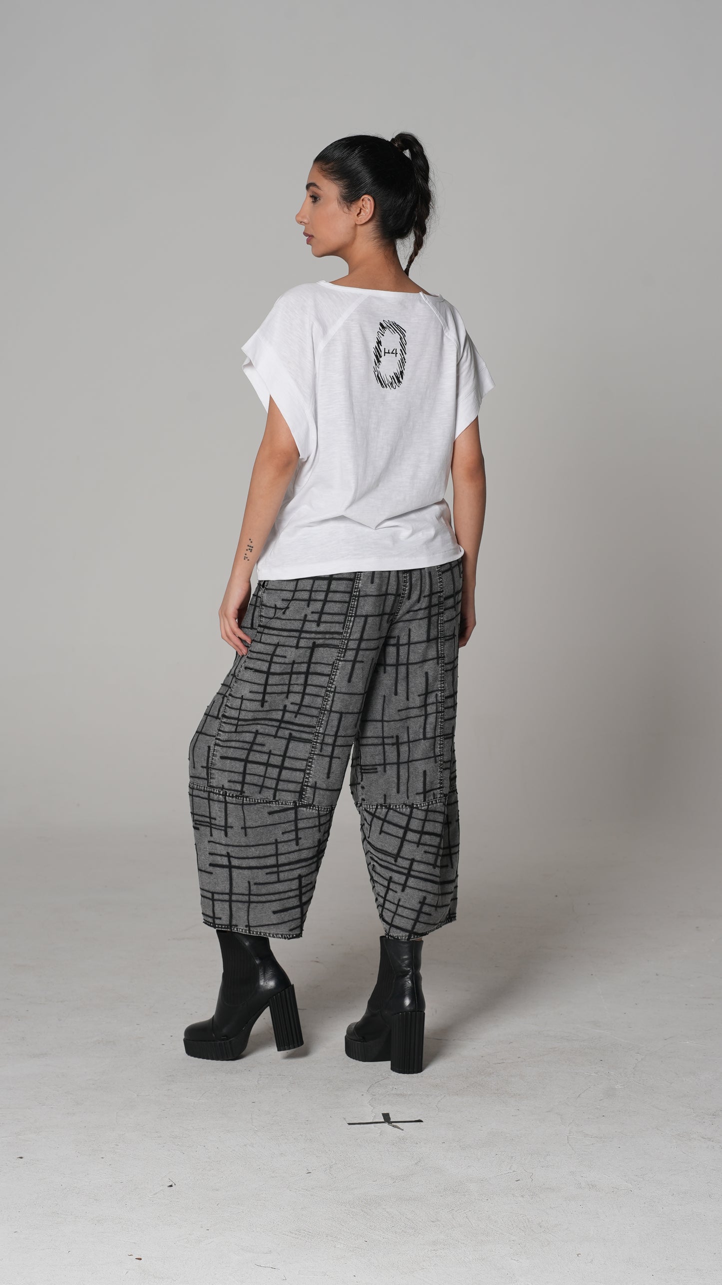 Plaid T-Shirt — H4 London SS26