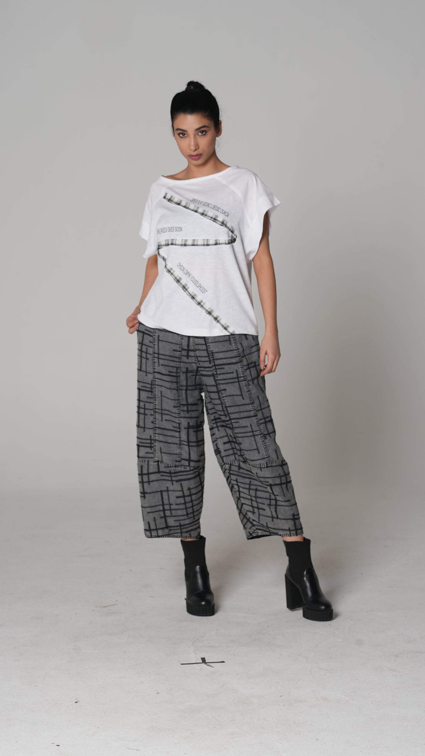 Plaid T-Shirt — H4 London SS26