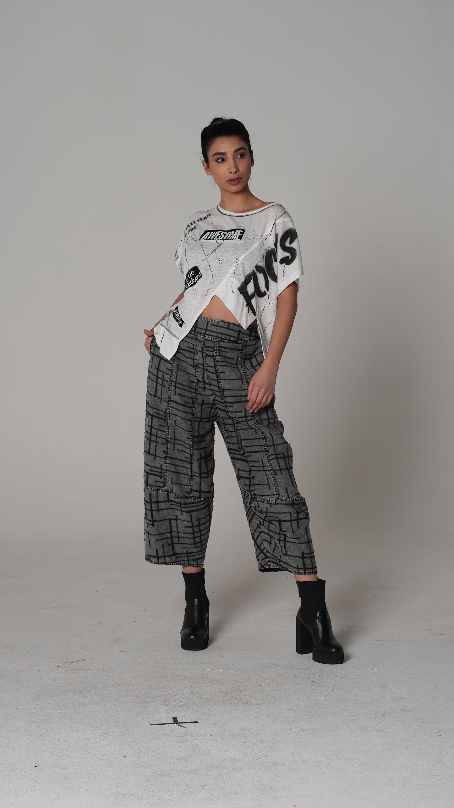 Plaid T-Shirt — H4 London SS26