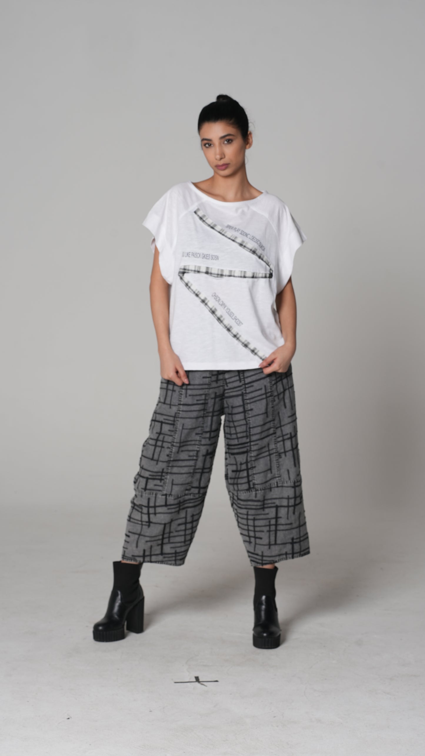 Plaid T-Shirt — H4 London SS26