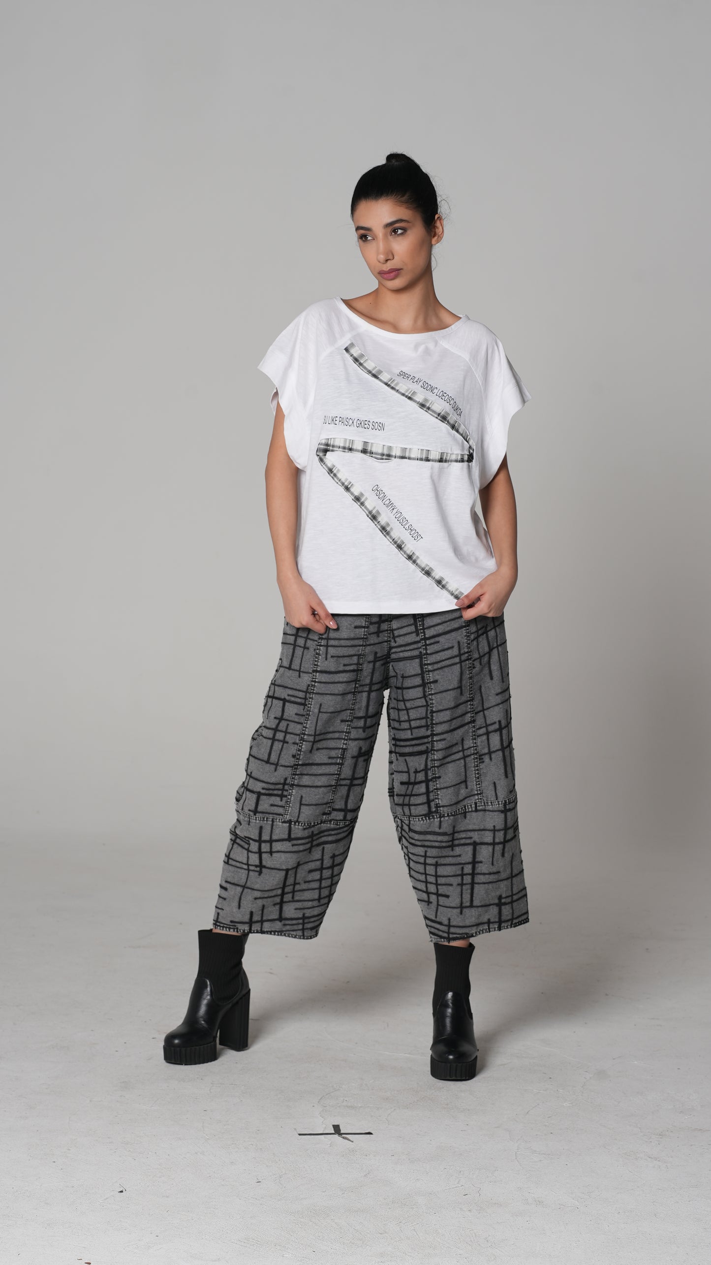 Plaid T-Shirt — H4 London SS26